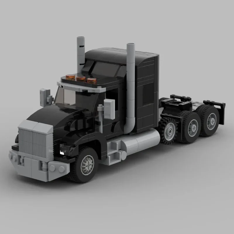 MOC-72339 T800 Semi Truck Truck Series Building Block Model 359 Parts Educational Boy Christmas Building Blocks Toy Gift