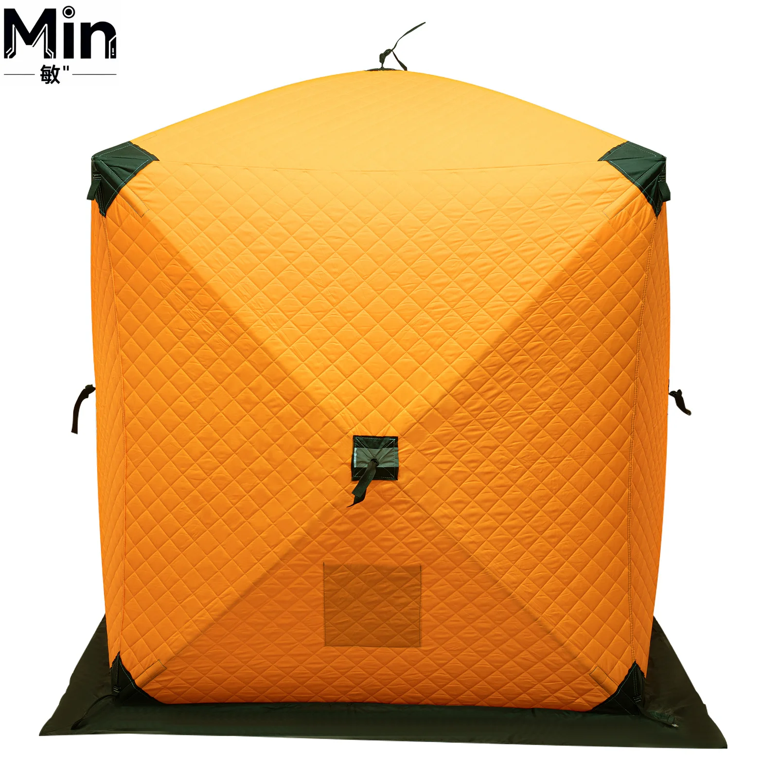 Dual Zipper Windproof Thermal Square Ice Fishing Tent Multi-color Outdoor Insulated Shelter for Camping Hiking Ice Fishing