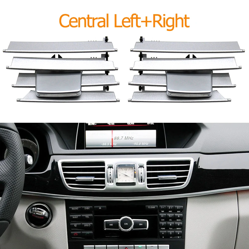 Dash Console A/C Air Vent Outlet Grille Repair Kit For Mercedes Benz E Class Sedan W212 E180 E200 E260 E300 E320 E400 2014 2015