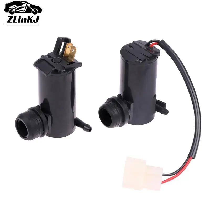 12V Universal Car Glass Wiper Windshield Water Washer Pump Jet Motor Car Styling Windcreen Replacement Kit