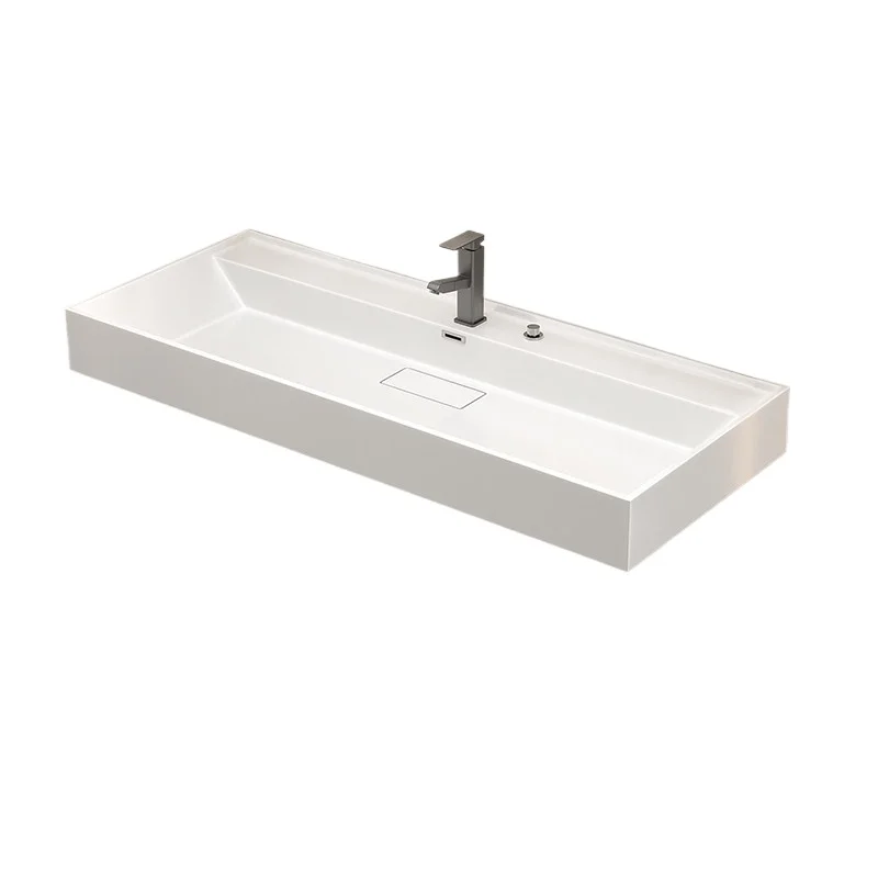 Rock Slab Seamless Ceramic Integrated Basin Toilet Washbasin Bathroom Basin Nano Rock Microcrystalline Stone
