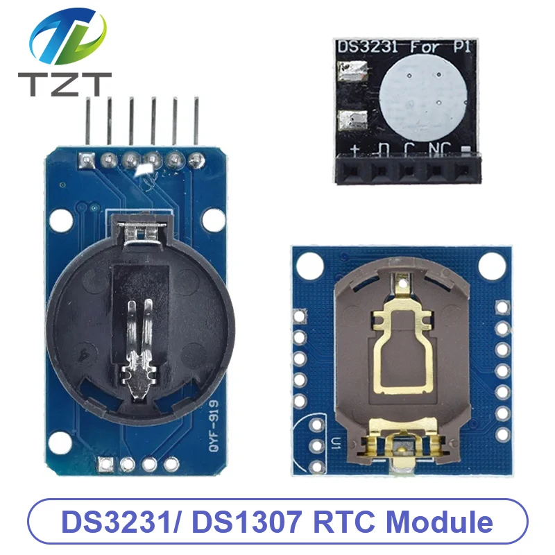 DS3231 AT24C32 IIC Module DS1302 Precision Clock Module DS1307 Memory module mini module Real Time 3.3V/5V For Raspberry Pi