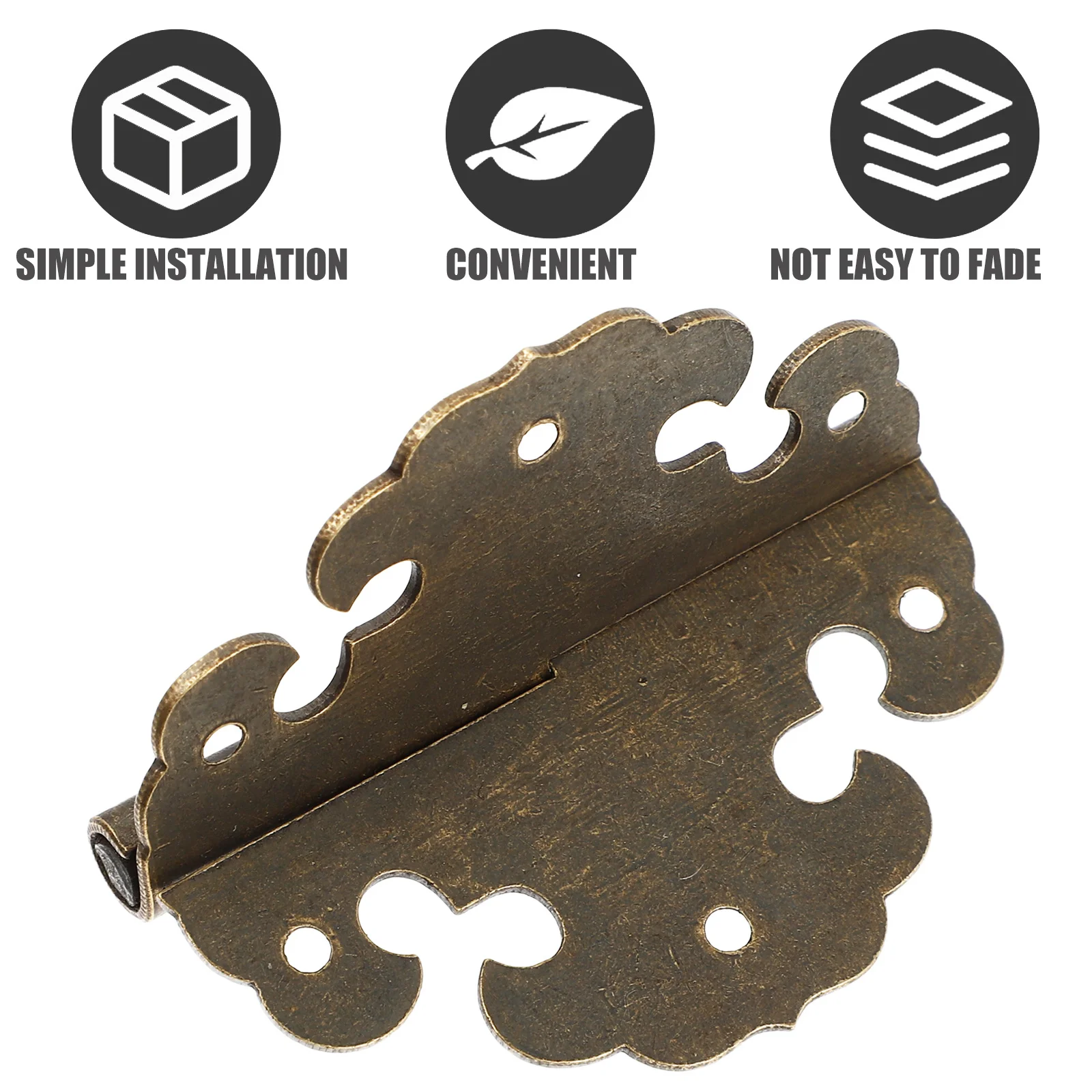 

1Pcs Wooden Box Brass Hinge Thickened Durable Hinge for Gift Box Jewelry Case Furniture Use Brass Hinges