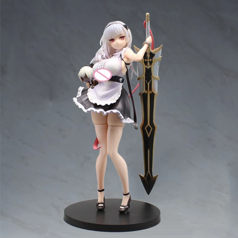 

Anime Game Hms Figure Peripheral Azur Lane Figurine Model Maid Outfit HMS Dido Action Figure Decoration PVC Collectible Doll Toy