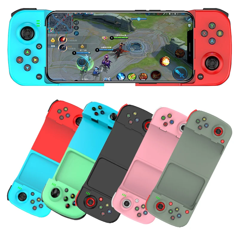 D3 Wireless BT 5,0 Dehnbar Gamepad Für Handy Android IOS Geräte Versenkbare Joystick für PC Video Game Controller