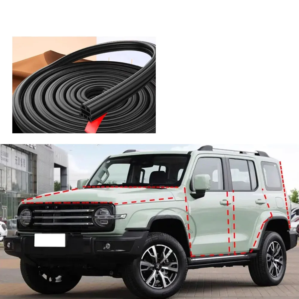 

The Door Sealing Strip Is Suitable For Extreme Krypton TANK 300 Car Sound Insulation Whole Car Dustproof Decoration Accessories