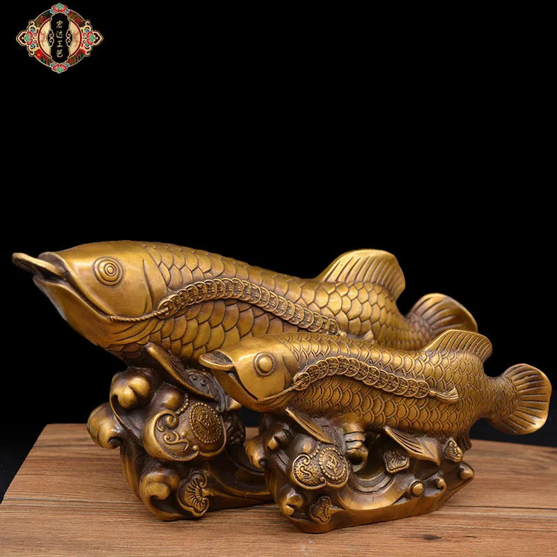 

Brass JINLONGYU Copper Ware Craft Gift Home Collection Ornaments
