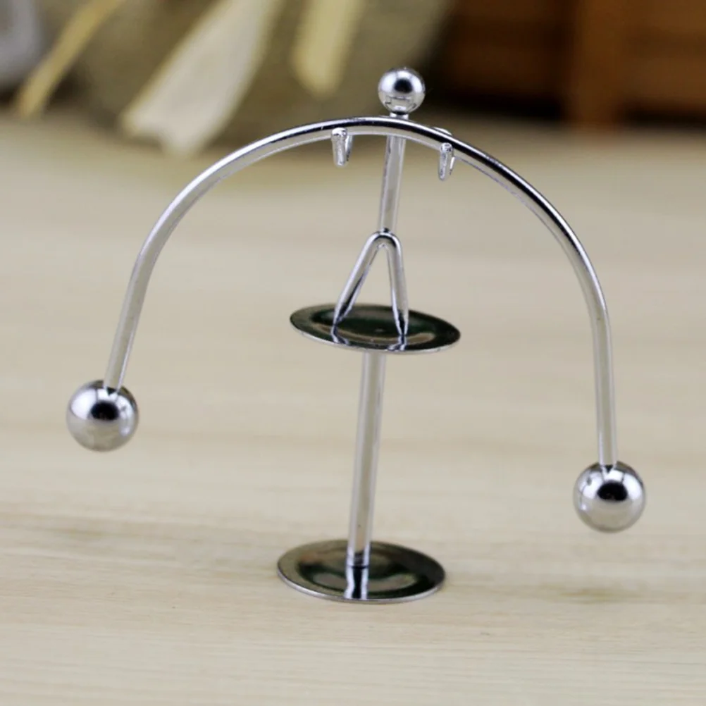 Zabawka Home Decor Balance Ball Tumbler Metalowa żelazna figurka Podnoszenie ciężarów Małe dziecko