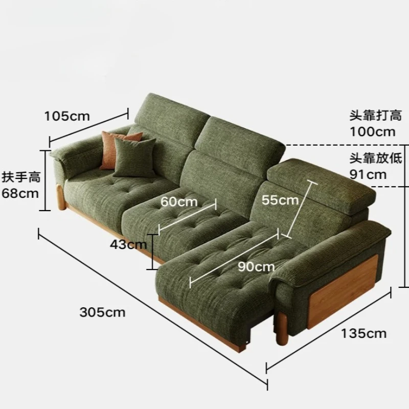 Corner Luxury Sofas Curved Pull Out Bed Comfortable Couple Couch Space Saving Sleeping Divano Letto Mid Century Furniture