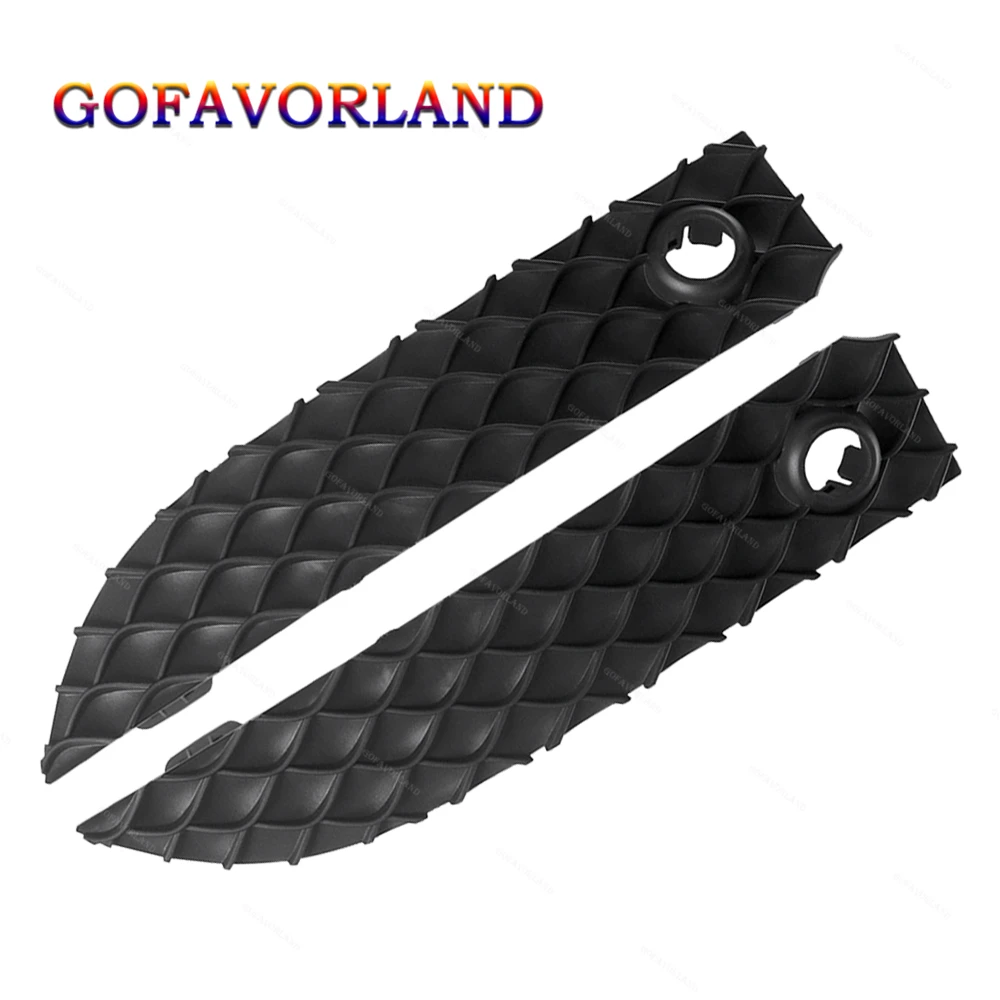 2538850702 2538850802 пара передняя левая правая нижняя решетка радиатора, черная пластиковая крышка для Mercedes X253 GLC 2020 2021 2022