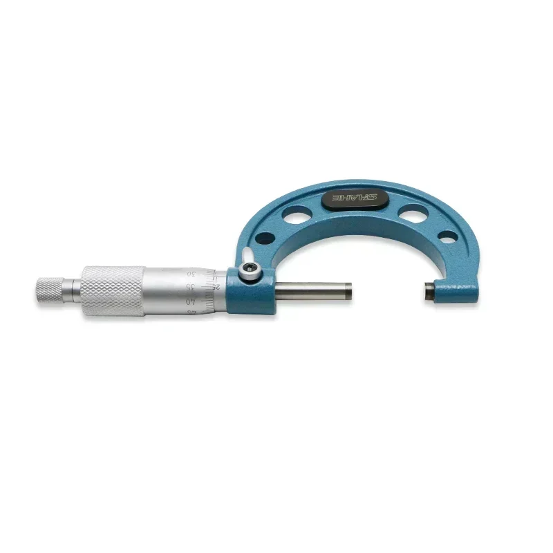 SHAHE High Quality Metric Micrometer 0.01 mm Blue Outside Micrometer 0.01 mm Caliper Measuring Tools