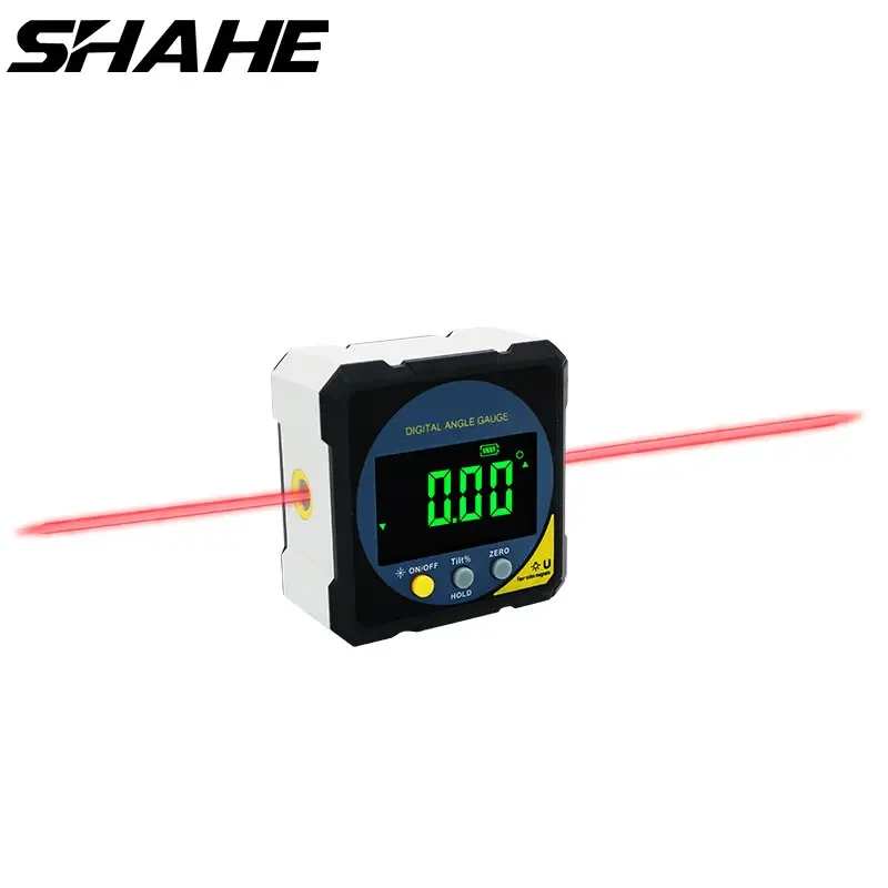 

SHAHE Digital Level Angle Gauge Angle Finder Protractor Inclinometer Aluminum Framework With 4-side Magnet