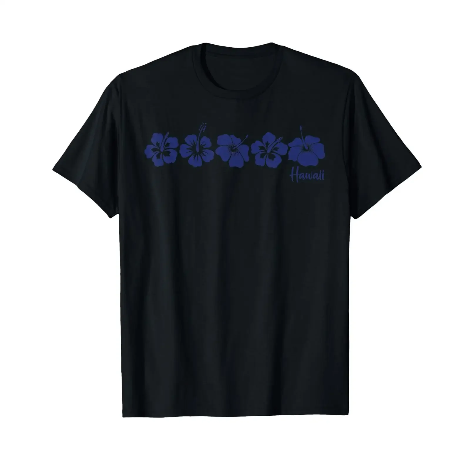 Hawaii Aloha Hibiscus Flower Surfer Vintage Design T Shirt vintage Washed Versatile fashion designer clothes Stretched Soft