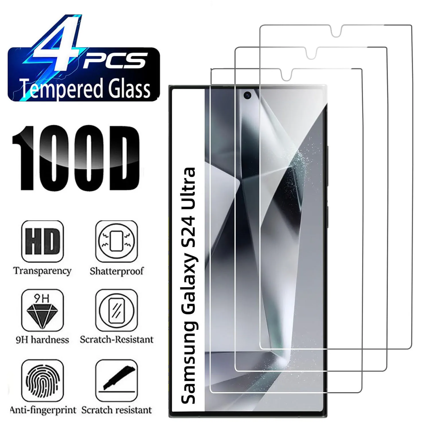 

For Samsung Galaxy S24 Ultra 5G HD 9H 0.2MM Tempered Glass Film