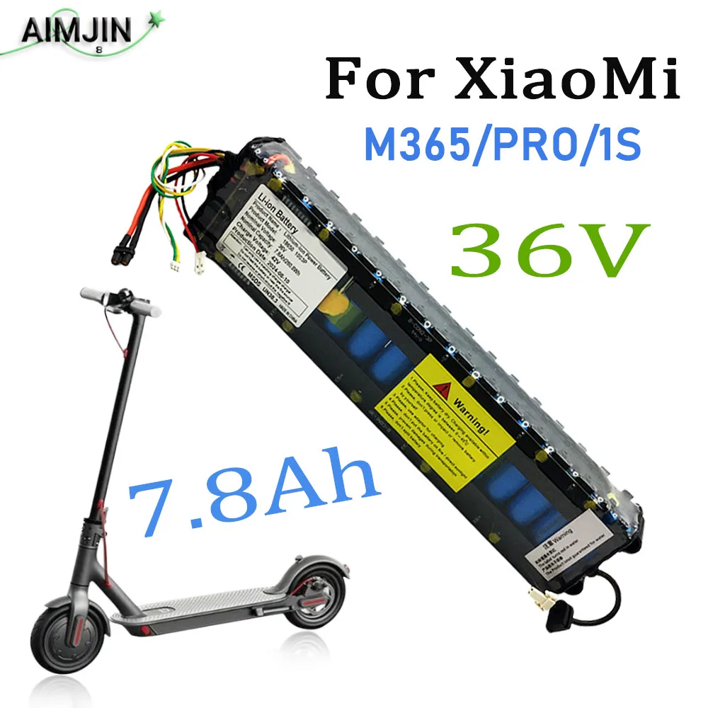

36V 10S3P 7800mAH With Bluetooth communication 18650 For Xiaomi M365/Pro/1S Scooter Li-ion Battery PackEquipped