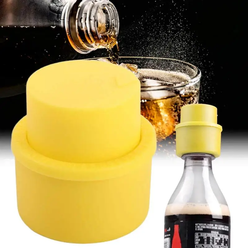 New Vacuum Drink Soda Bottle Stopper Bottle Lid Top Inflatable Soft Sealer Caps Reusable Frozen Fizzy Drink Beverage Bottle Stop