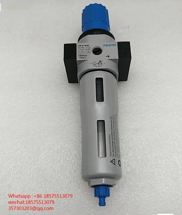 Válvula reductora de presión de filtro, para Festo LFR-1/4 D-MINI 159630/4 LFR-1 159631, nuevo, 1 unidad