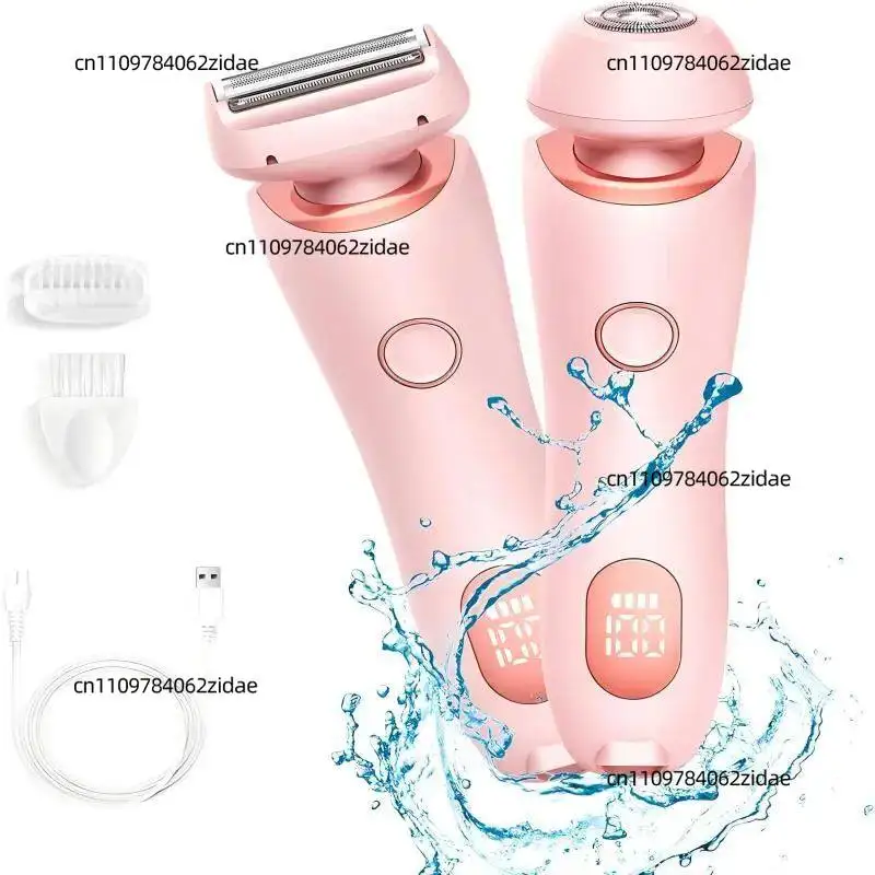 For 2 in 1 Electric Shaver for Women Lady Razor Hair Removal Wat