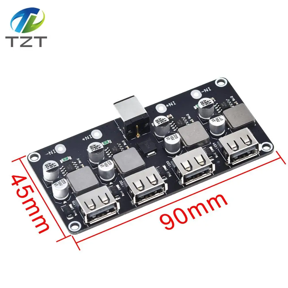 USB QC3.0 QC2.0 DC-DC Buck Converter Charging Step Down Module 6-32V 9V 12V 24V to Fast Quick Charger Circuit Board 3V 5V 12V image 5