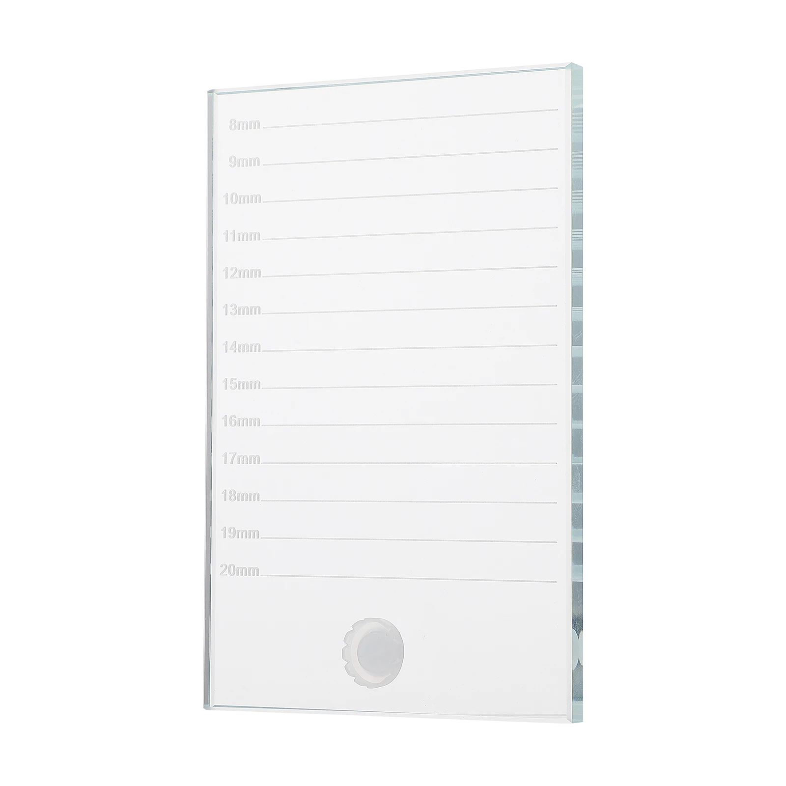 

15x10cm Lash Extension Tray Professional Eyelash Pallet for Volume Fan Making False Lash Holder Salon Home Grafting Glass Pallet