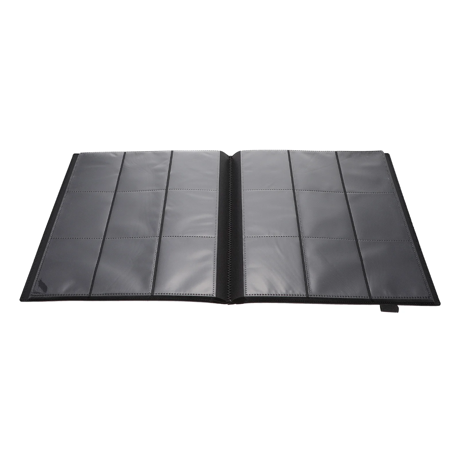 

Cards Collection Book Black Durable Cards Storage Holder Sports Card Storage Album High Seal Strength Protective Binder