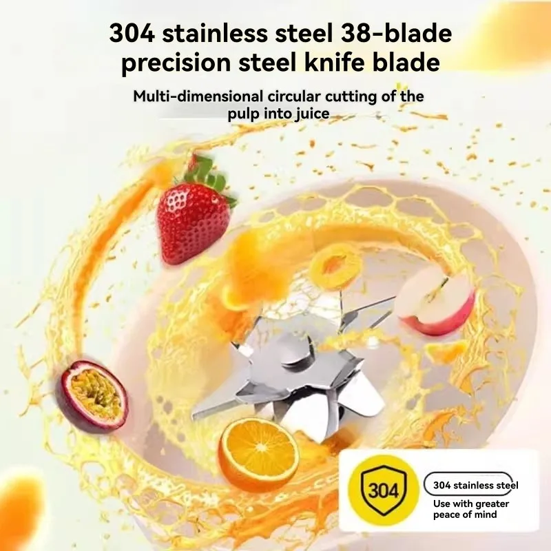 

Портативный беспроводной блендер N18R 1,3 л — многофункциональная соковыжималка с возможностью дробления льда