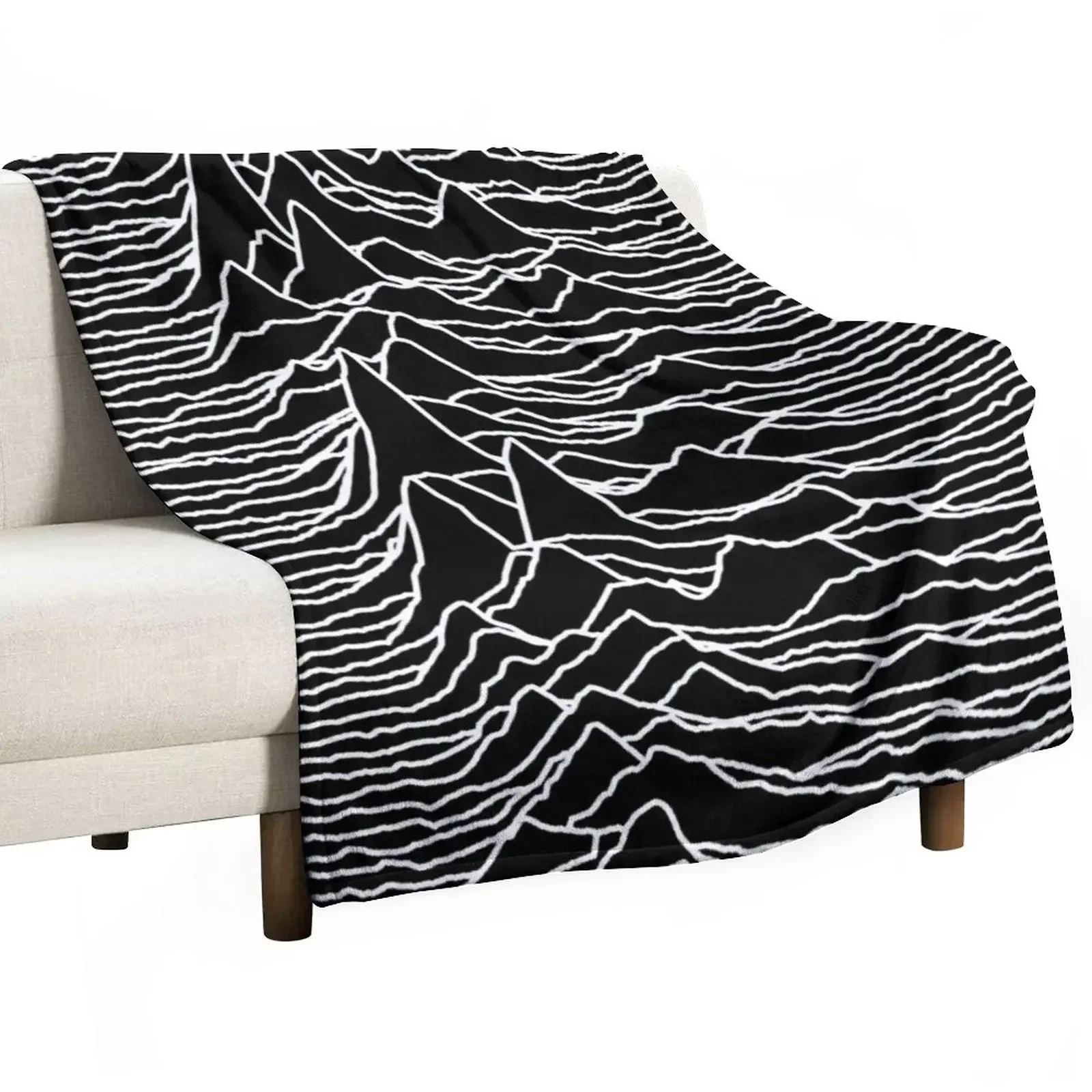 

Unknown Pleasures [J01] Throw Blanket Decorative Beds Soft Beds Blankets