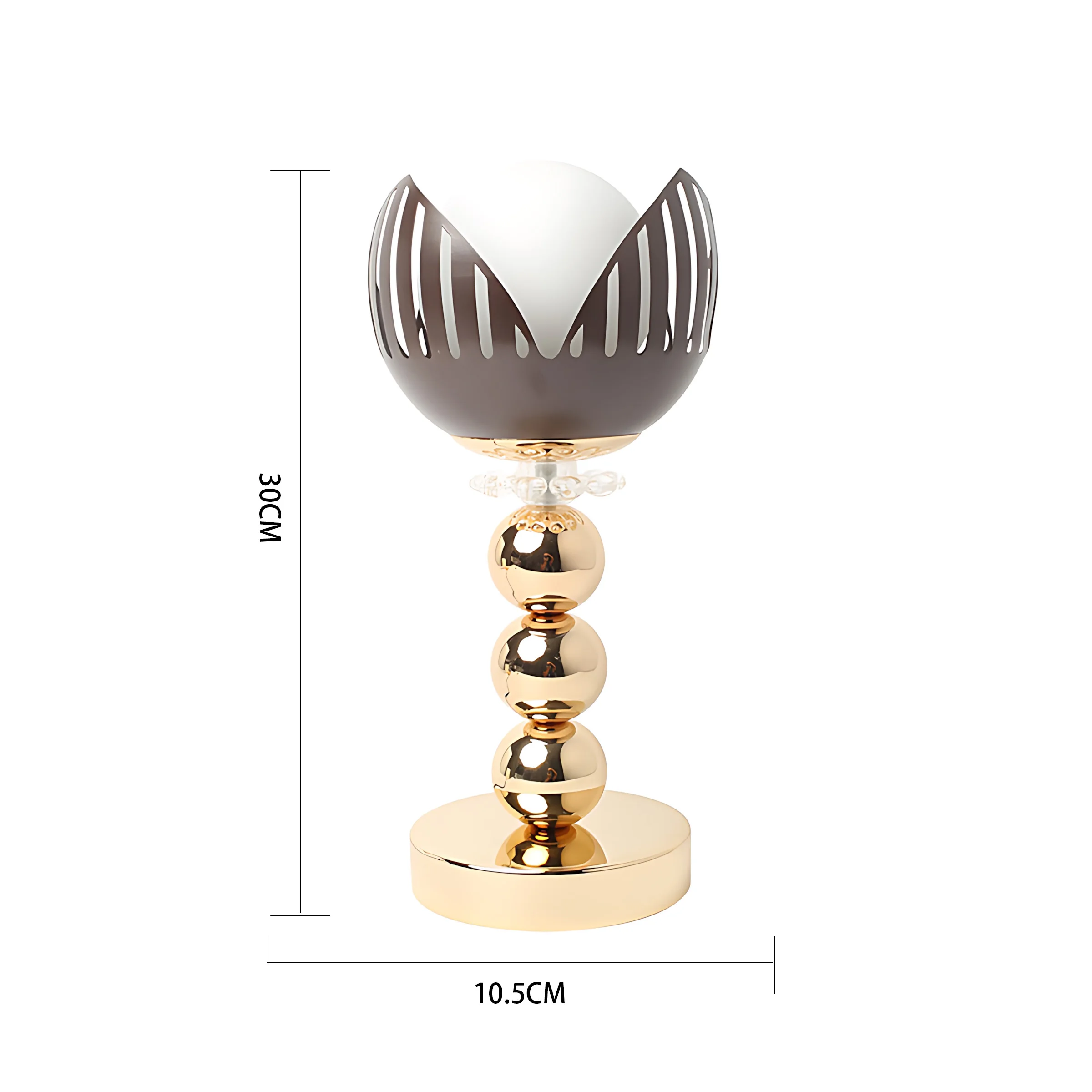 Moderne einfache Tisch lampe Metall Lotus Form Schlafzimmer Nacht Wohnzimmer Wohnzimmer Dekoration Ornamente LED Beleuchtung Nachtlicht