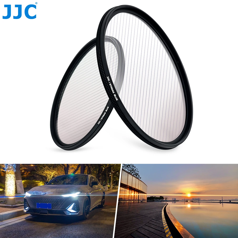 JJC Multicoating Blue Streak Filter Gold Streak Filter 49mm 72mm 77mm 82mm Special Effects Lens Filters Photography Accessories