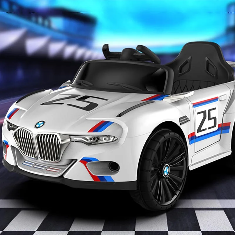 Kinder-Elektroauto mit vier Rädern und zusätzlichem Raum für Passagiere, Kinderfahrt auf dem Auto, Elektrofahrzeuge für Kinder, Geschenke