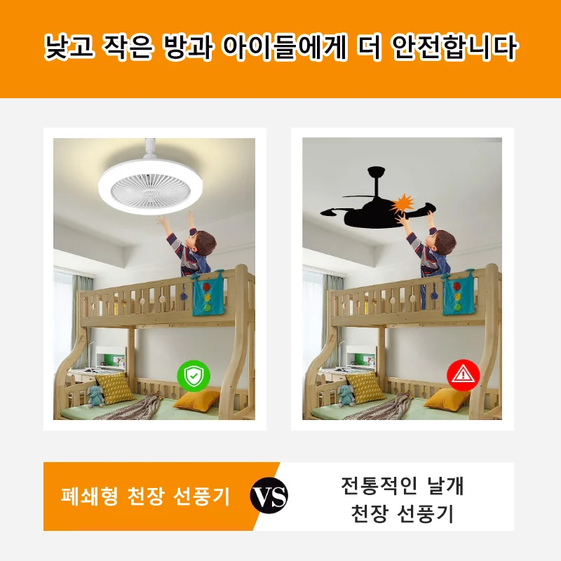 Ceiling Fan With Light And Remote Control 30W 24W Ceiling Fan Focus E27 Base For Kids Room Tool Room Bedroom Silent 110V 220V