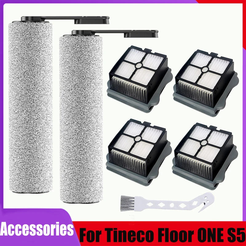 Per TINECO Floor ONE S5/ S5 Pro Cordless Wet Dry Floor Washer Palmare Aspirapolvere Spazzola A Rullo Filtro Hepa Accessori di Ricambio parti