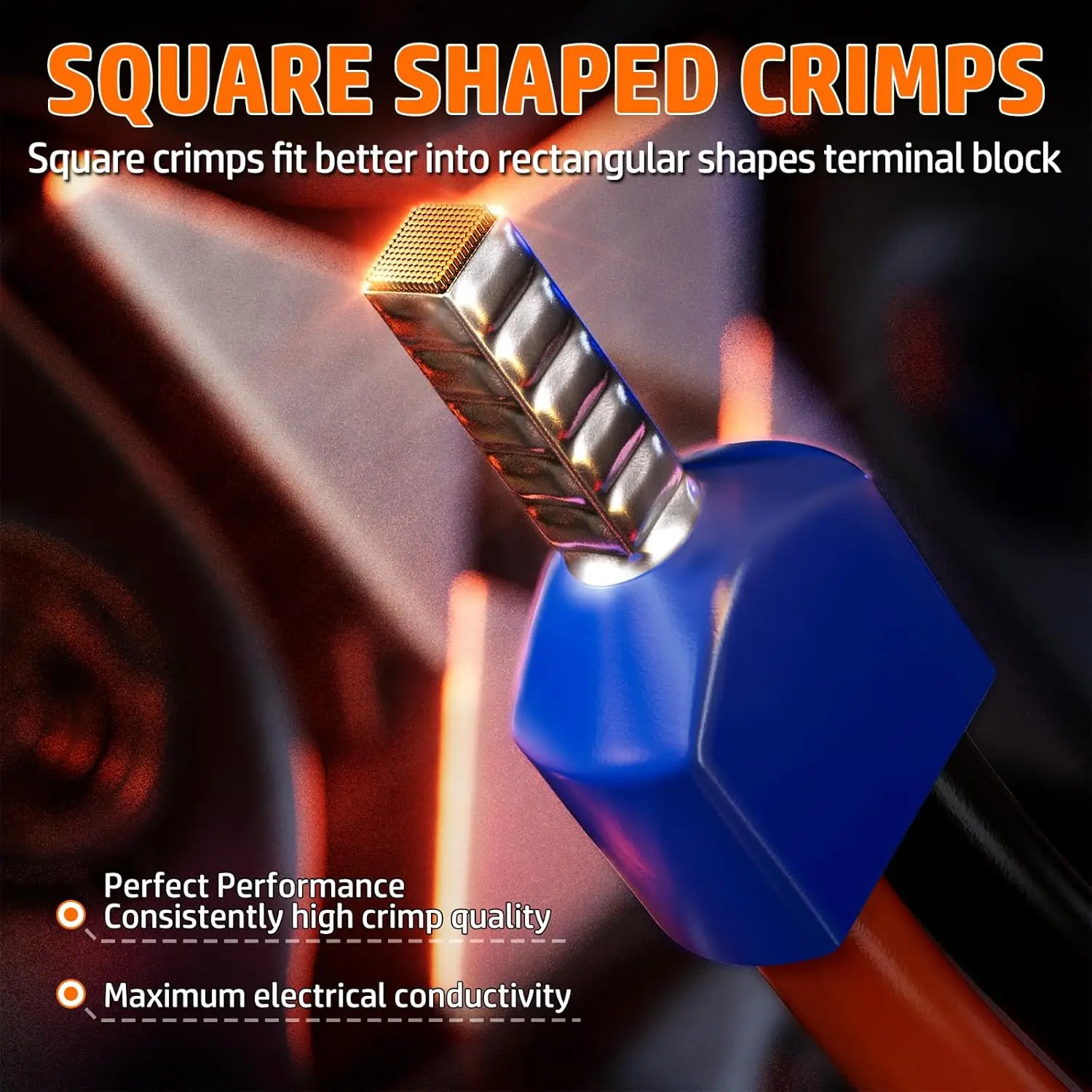 24 حجمًا من حلقات الأسلاك ومجموعة أدوات العقص ذاتية الضبط للأسلاك الكهربائية، وأطراف DIY - AWG28-7