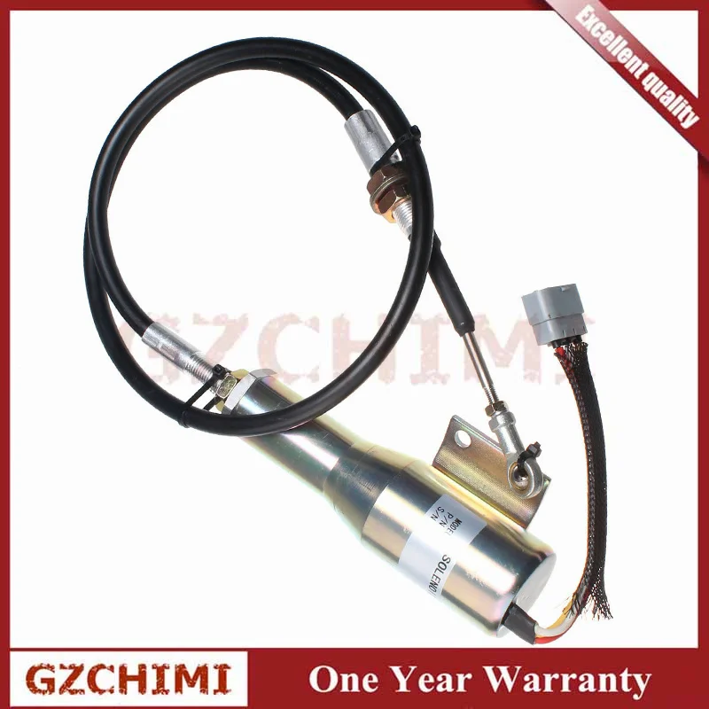 Stop Solenoid Wheel Loaders 11110030 For Volvo L70C L120C L90C L220D L70D SA-4646 SA-4744 24V