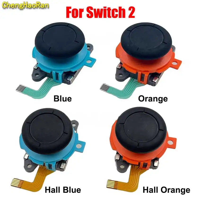 

ChengHaoRan 1/2pcs Original Blue Orange Hall Effect Joystick For Switch 2 NS2 Joy-Con Controller Left Right 3D Analog Rocker