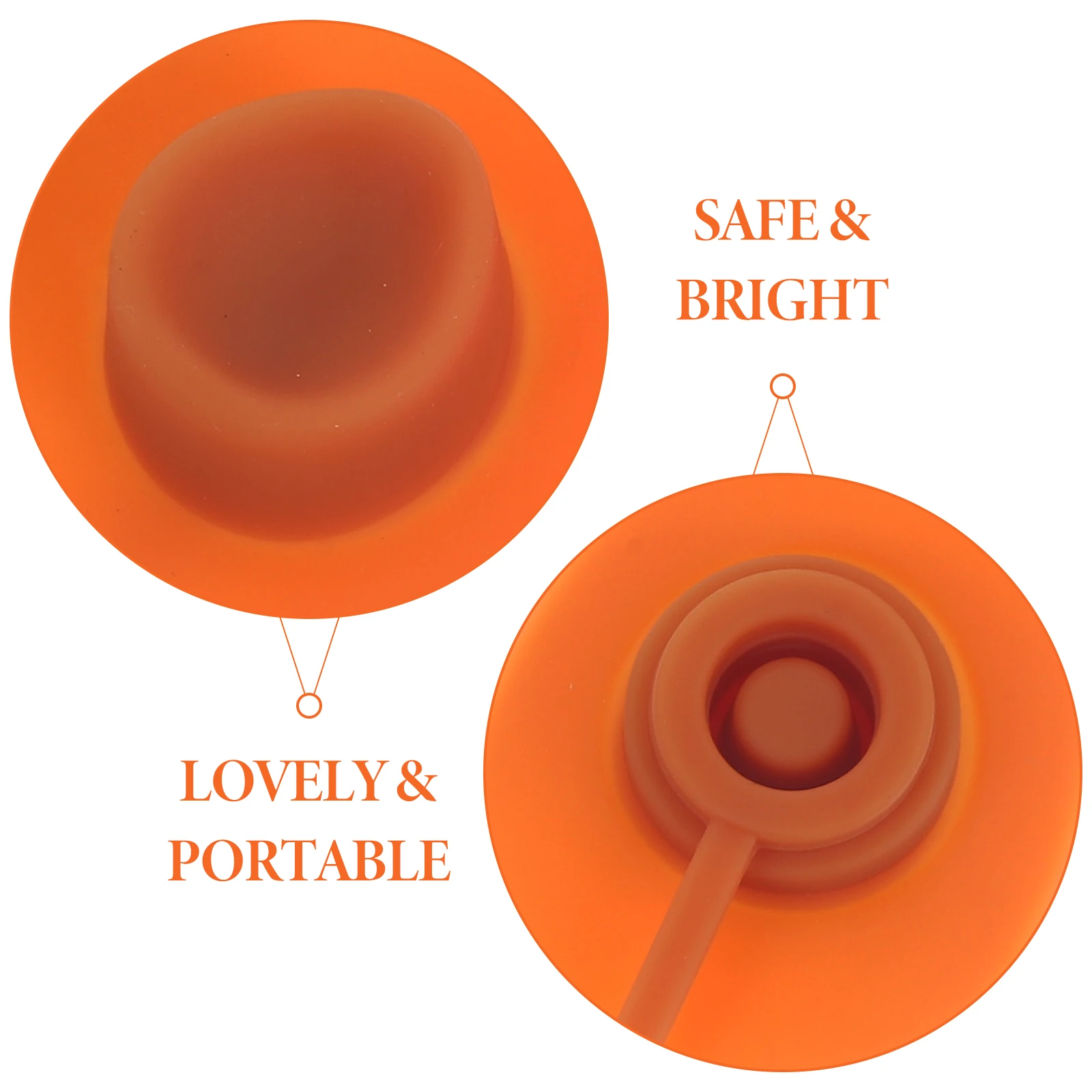 

6 Pcs Reusable Silicone Straw Cap Straws Covers for Tip Drinking Tips Lids Hat Topper Cute Toppers