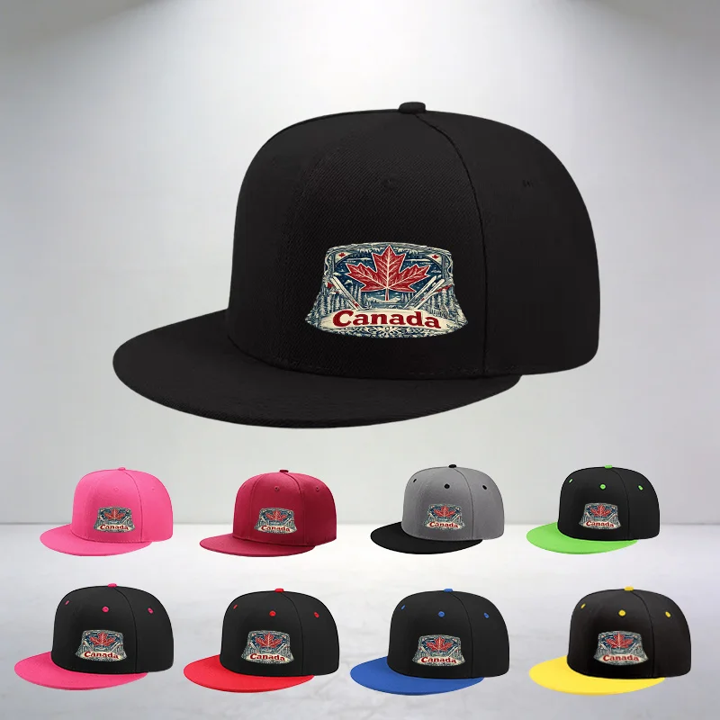 Canadian Maple Leaf Print Baseball Cap for Men & Women - Unisex Outdoor Hat Suitable for Travel,, Photography, Day, Events, - We
