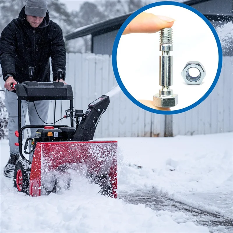 ABKO-Double Stage per artigiano, Briggs & Stratton, Brute, Murray Snow Throwers - Confezione da 6 perni di taglio per spazzaneve 707555