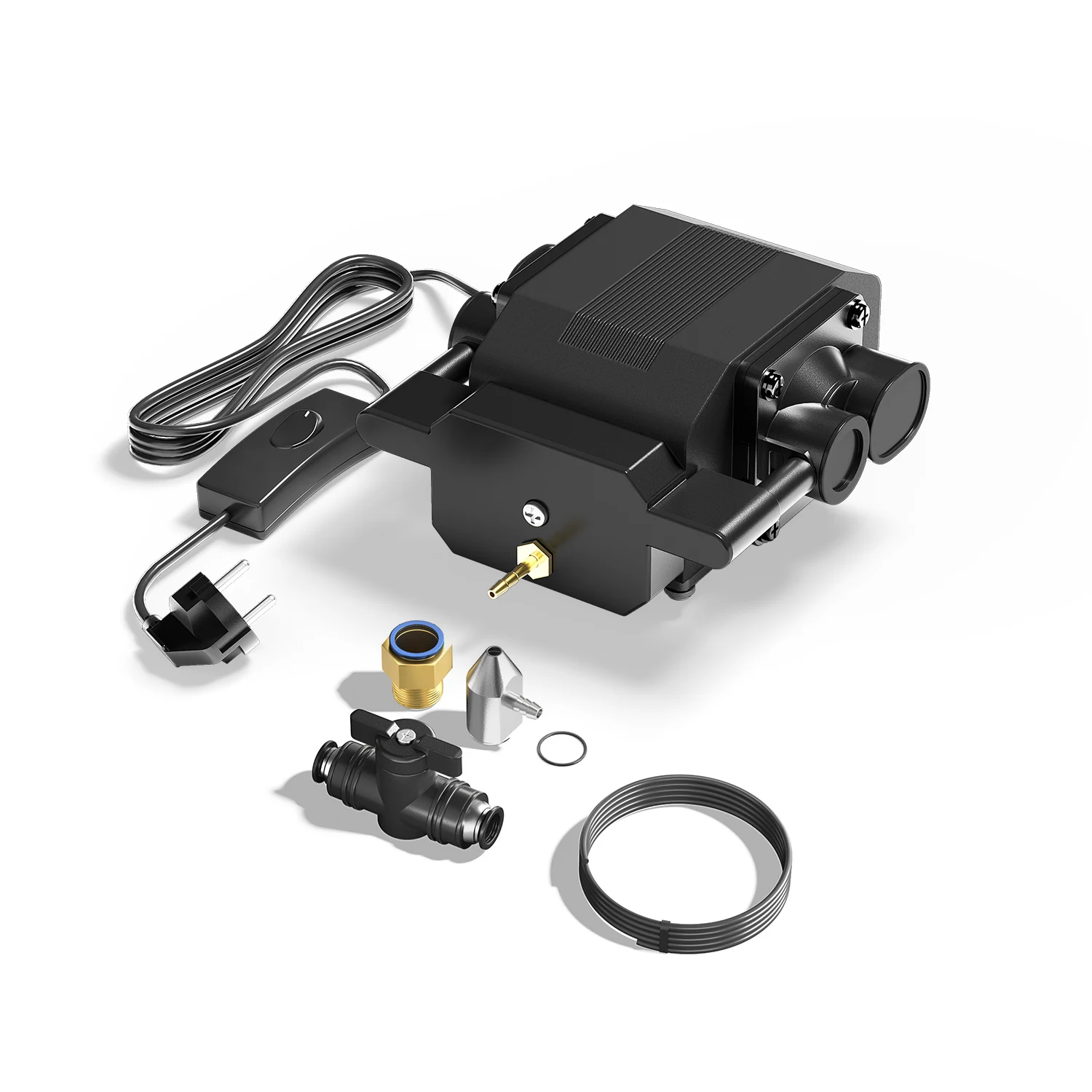 Langere RAY5 5W 10W 20W lasergraveerder Air Assist-kits, 30L / min maximale luchtstroom, AC 220V 50HZ, 16W maximaal vermogen, 0,03 MPa maximale druk