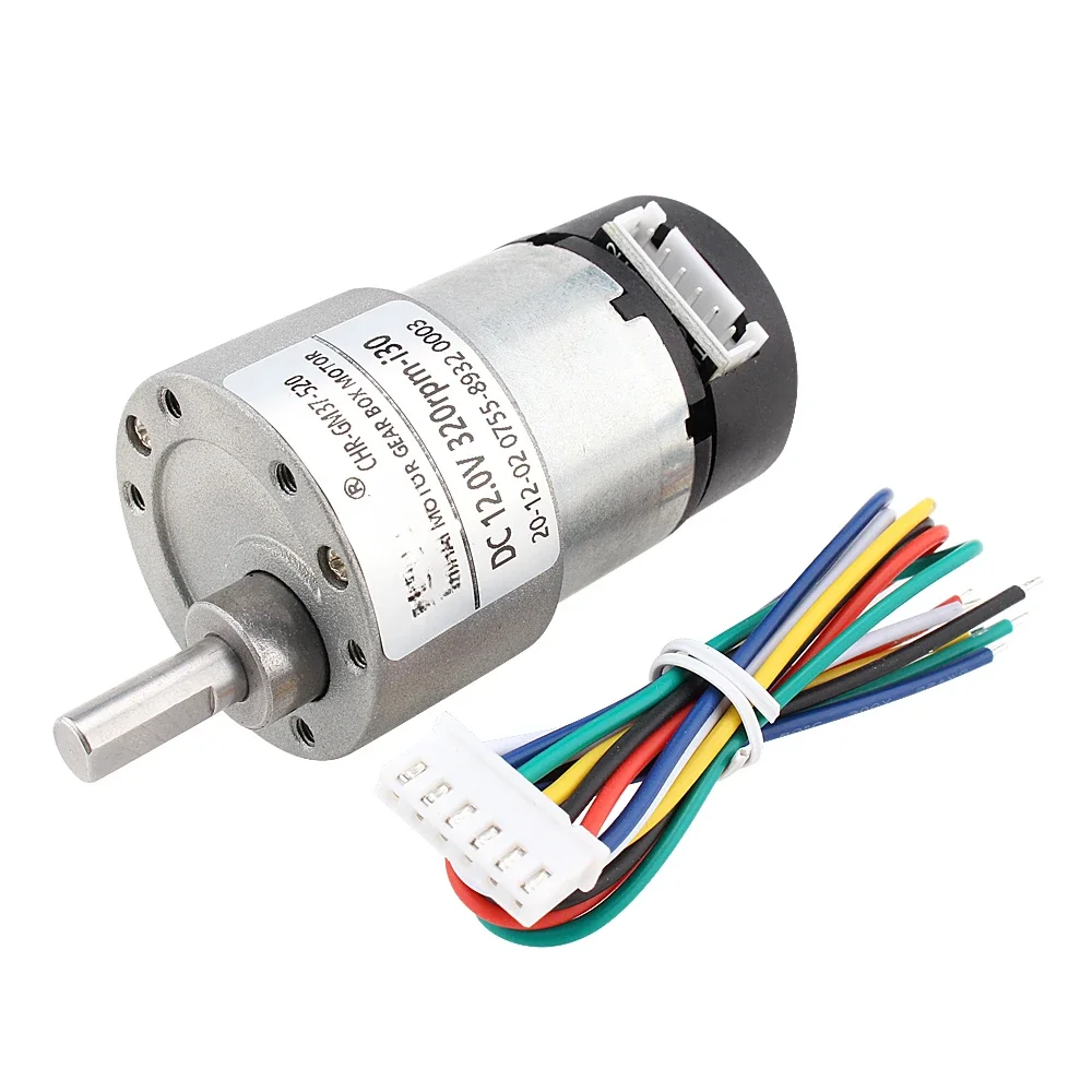 JGB37 520 DC Reduction Motor with Hall Encoder Speed Measurement Two Wheel Self Balancing Car