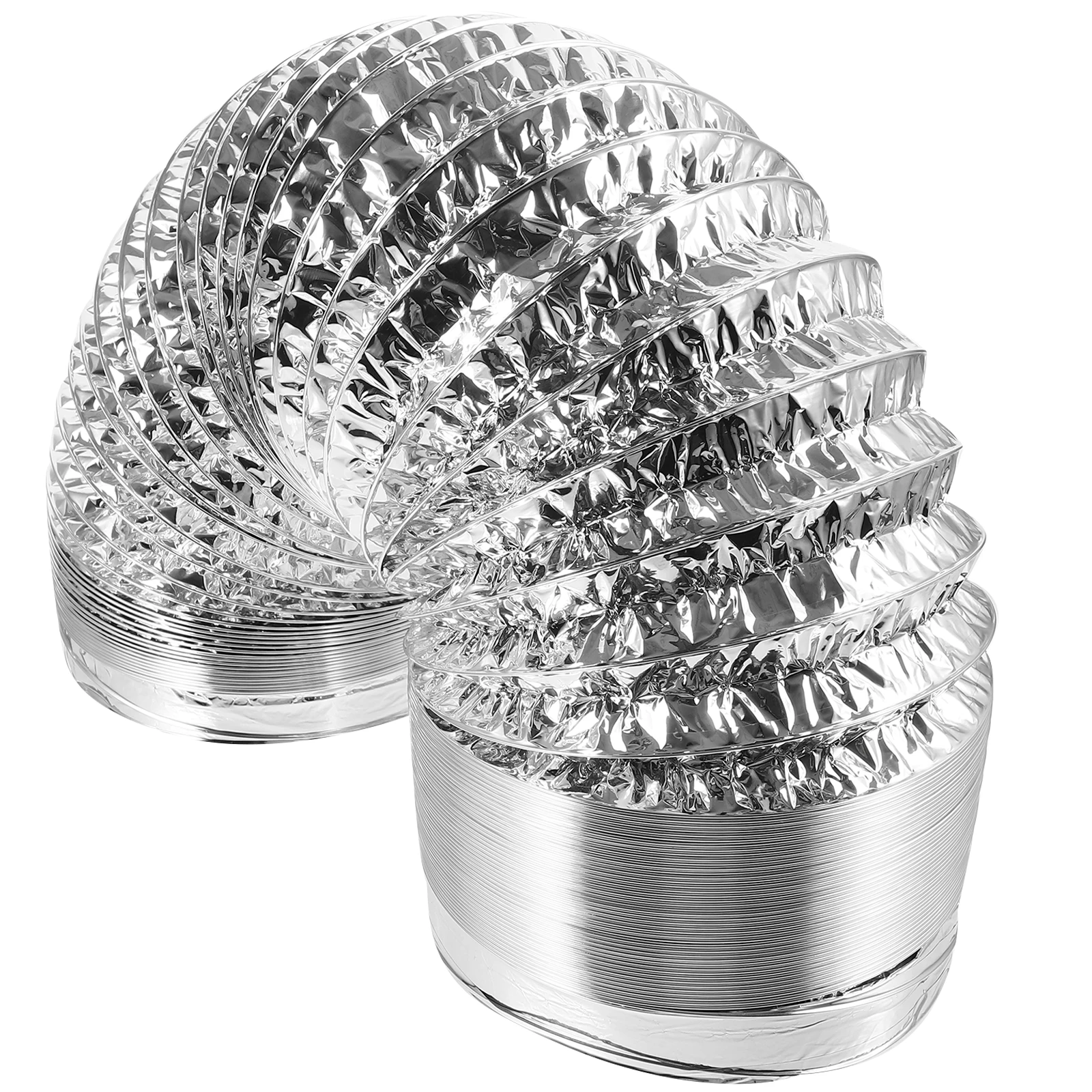 

Aluminum Foil Duct Ventilation Hose Flexible Exhaust for HVAC Dryer Duct Hose Thick Durable Fire Resistance Kitchen Bathroom