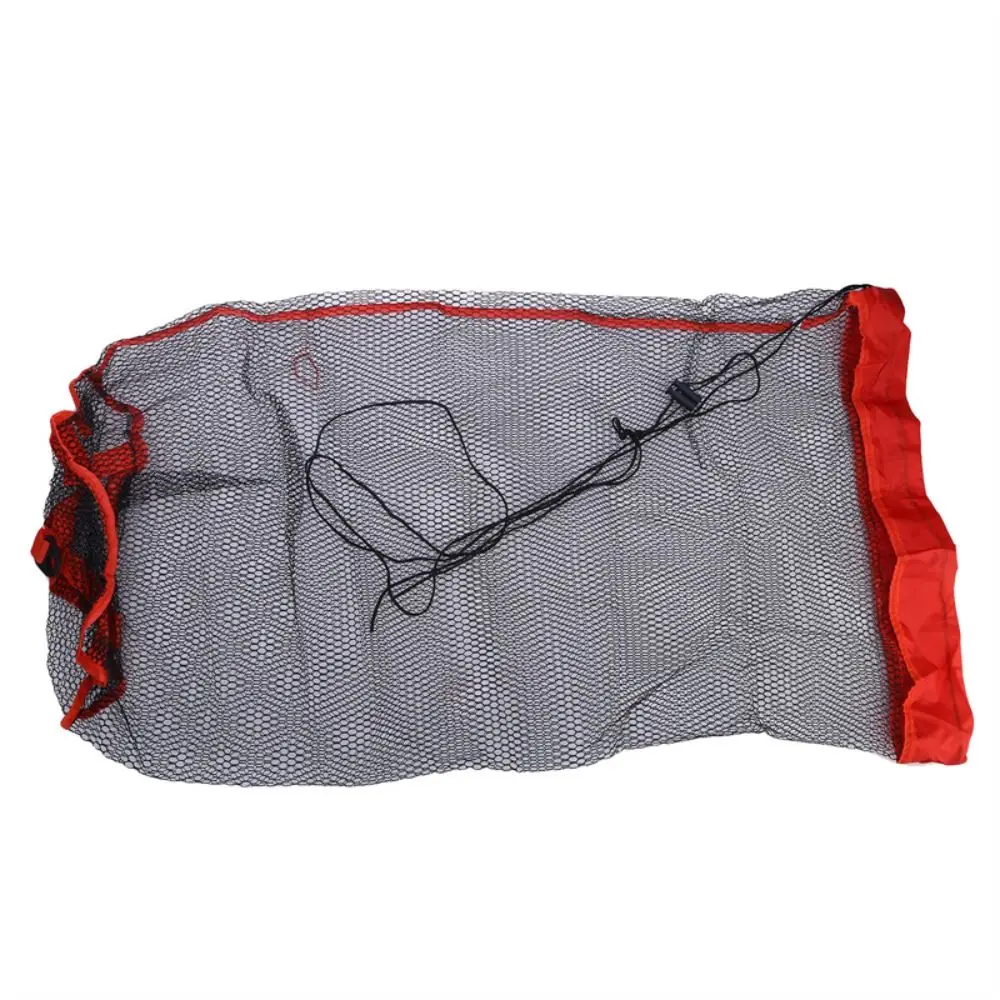 

Drawstring Fishing Mesh Bag Fishing Basket Bundle Mouth Live Fish Net Pocket Thickening Fish Protection Fishing Net Cage
