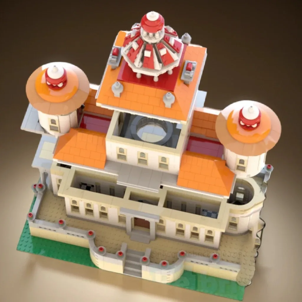 3216PCS MOC Monserrate Palacees Medieval Castle Architecture DIY Model Building Blocks Birthday Toys Gift for Adults Collectors