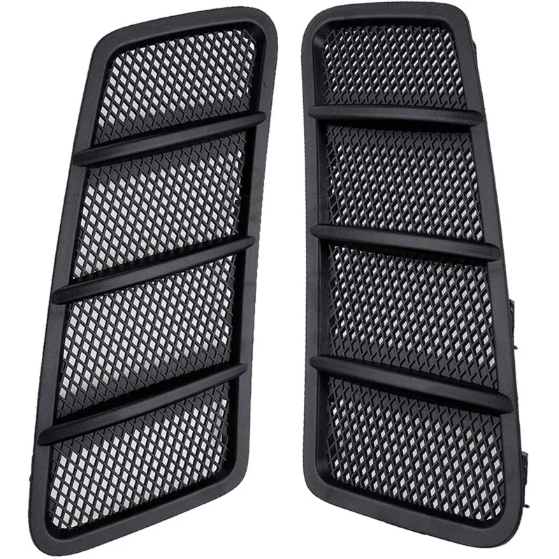 2Pcs Black Left & Right Hood Air Vent Grille Fit For Benz W166 GL GL350 GL450 ML ML350 2012-2015 1668800105 1668800205