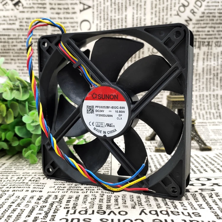 НОВЫЙ ОРИГИНАЛЬНЫЙ PFC0252B1-E02C-S99 24 В 10,80 Вт 12025 120*120*25 мм 12 см ОХЛАЖДАЮЩИЙ ВЕНТИЛЯТОР