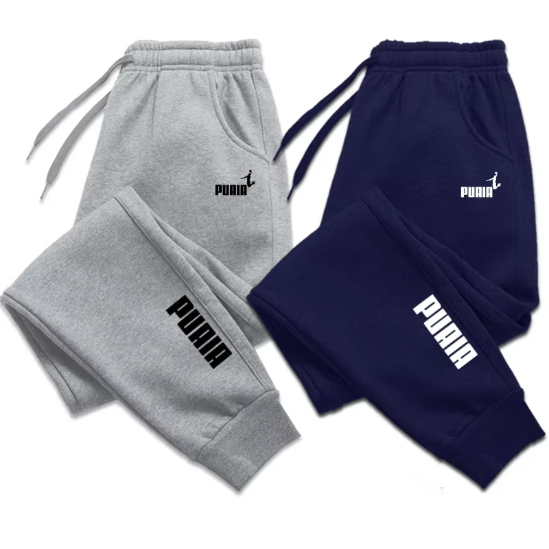 

Men's and Women's Autumn and Winter Pants Sport Running Warm Fleece Long Sweatpants Harajuku Streetwear Casual Trousers