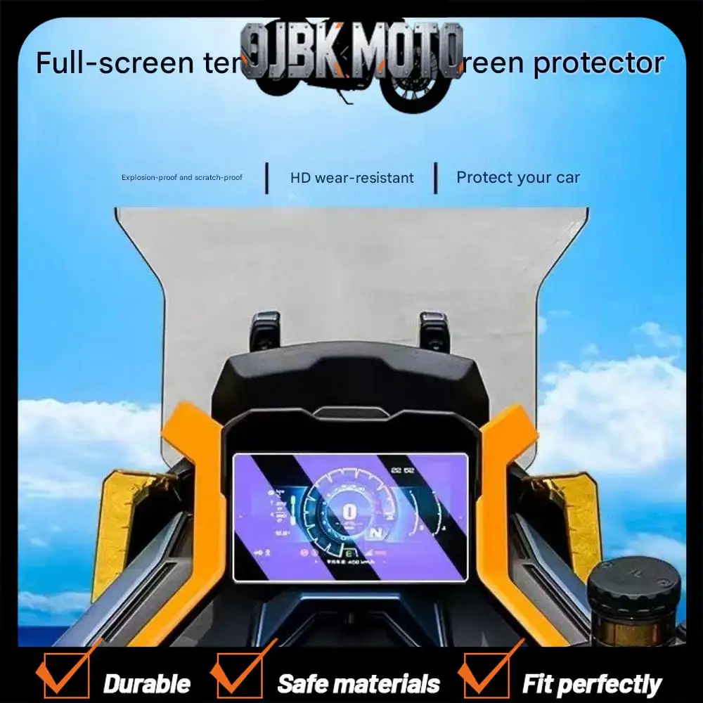 【Perfect fit】ZONTES 703F 703RR Instrument Panel Tempered Glass Film, Explosion-proof, High-definition, Scratch-resistant