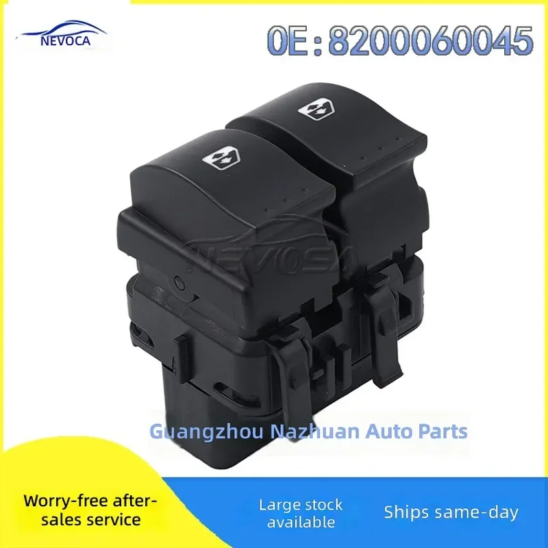 For Renault Electric Window Switch Glass Lift Button Single Control 8200060045 Auto Parts Replacement