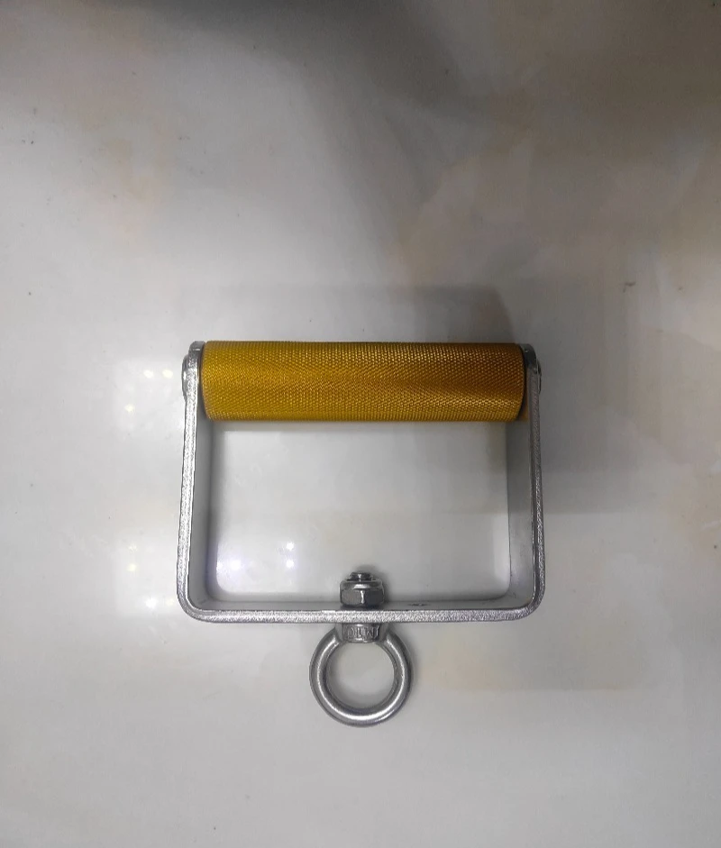 High-level pull-down handle,fitness equipment accessories,aluminum alloy handle,D-shaped handle,gold high-level pull-down handle