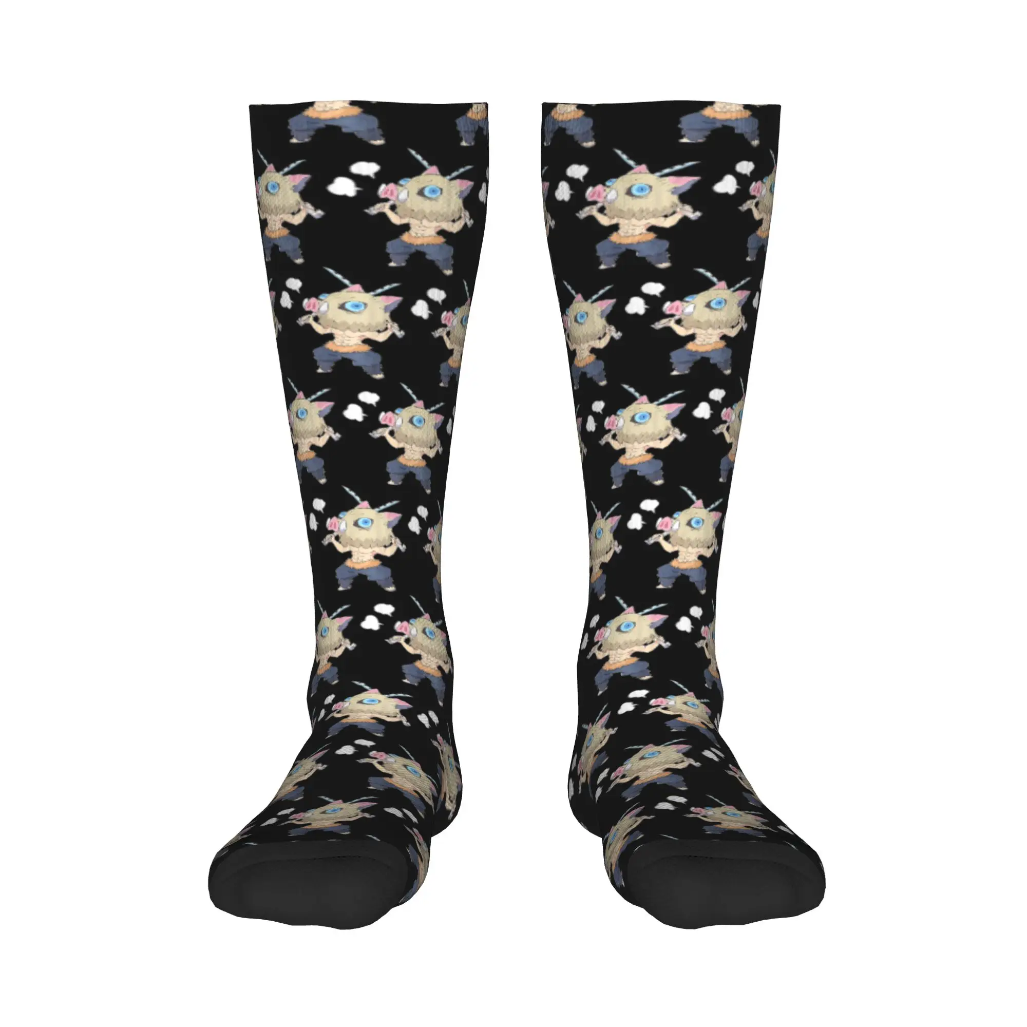 

Всесезонные чулки для экипажа, Slayer Demon, аниме, команды, носки, Harajuku, повседневные длинные носки в стиле хип-хоп, аксессуары для мужчин и женщин, подарки